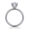 Unite - 14K White Gold Marquise Shape Solitaire Diamond Engagement Ring