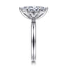 Unite - 14K White Gold Marquise Shape Solitaire Diamond Engagement Ring