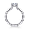 Annie - 14K White Gold Split Shank Marquise Shape Diamond Engagement Ring