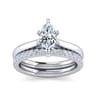 Michelle - 14K White Gold Marquise Shape Diamond Engagement Ring
