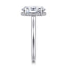 Aldon - 14K White Gold Oval Diamond Engagement Ring - 0.14 ct