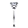 Ellis - 14K White Gold Oval Diamond Engagement Ring