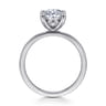Paula - 14K White Gold Oval Diamond Engagement Ring