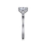 Paula - 14K White Gold Oval Diamond Engagement Ring