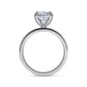 Paula - 14K White Gold Oval Diamond Engagement Ring