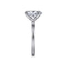Paula - 14K White Gold Oval Diamond Engagement Ring