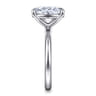 Lark - 14K White Gold Oval Solitaire Engagement Ring