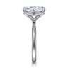 Lark - 14K White Gold Oval Solitaire Engagement Ring