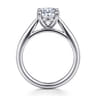 Bambi - 14K White Gold Oval Diamond Engagement Ring