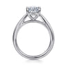 Bambi - 14K White Gold Oval Diamond Engagement Ring
