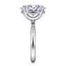 Unite - 14K White Gold Oval Solitaire Diamond Engagement Ring