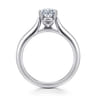 Lauren - 14K White Gold Oval Diamond Engagement Ring