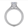 Michelle - 14K White Gold Oval Diamond Engagement Ring