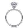 Anuk - 14K White Gold Pear Shape Diamond Engagement Ring - 0.07 ct