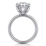 Peace - 14K Yellow Gold Pear Shape Diamond Engagement Ring - 0.08 ct
