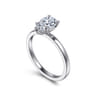 Paula - 14K White Gold Pear Shape Diamond Engagement Ring