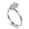 Paula - 14K White Gold Pear Shape Diamond Engagement Ring