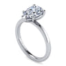 Paula - 14K White Gold Pear Shape Diamond Engagement Ring