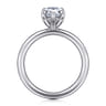 Lark - 14K White Gold Pear Shape Solitaire Engagement Ring