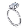 Lark - 14K White Gold Pear Shape Solitaire Engagement Ring