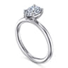 Lark - 14K White Gold Pear Shape Solitaire Engagement Ring