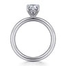 Lark - 14K White Gold Pear Shape Solitaire Engagement Ring