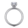Lark - 14K White Gold Pear Shape Solitaire Engagement Ring