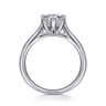 Anne - 14K White Gold Pear Shape Solitaire Diamond Engagement Ring