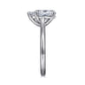 Anne - 14K White Gold Pear Shape Solitaire Diamond Engagement Ring