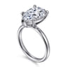 Unite - 14K White Gold Pear Shape Solitaire Diamond Engagement Ring