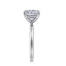 Cari - 14K White Gold Princess Diamond Engagement Ring - 0.07 ct