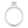 Ellis - 14K White Gold Princess Cut Diamond Engagement Ring