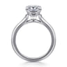 Ellis - 14K White Gold Princess Cut Diamond Engagement Ring