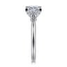 Ali - 14K White Gold Princess Cut Diamond Engagement Ring