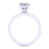 Paula - 14K White Gold Princess Cut Diamond Engagement Ring