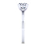 Paula - 14K White Gold Princess Cut Diamond Engagement Ring