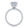 Paula - 14K White Gold Princess Cut Diamond Engagement Ring