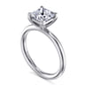Lark - 14K White Gold Princess Cut Solitaire Engagement Ring