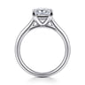 Anne - 14K White Gold Princess Cut Solitaire Diamond Engagement Ring