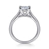 Anne - 14K White Gold Princess Cut Solitaire Diamond Engagement Ring