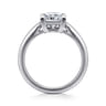 Anushka - 14K White Gold Princess Cut Solitaire Diamond Engagement Ring