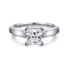 Hunter - 14K White Gold Princess Cut Diamond Engagement Ring