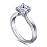 Hunter - 14K White Gold Princess Cut Diamond Engagement Ring