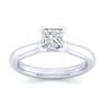 Lauren - 14K White Gold Princess Cut Diamond Engagement Ring