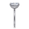 Cari - 14K White Gold Radiant Cut Diamond Engagement Ring - 0.08 ct
