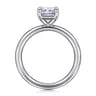 Lark - 14K White Gold Radiant Cut Solitaire Engagement Ring