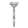 Lark - 14K White Gold Radiant Cut Solitaire Engagement Ring