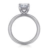 Unite - 14K White Gold Radiant Cut Solitaire Diamond Engagement Ring