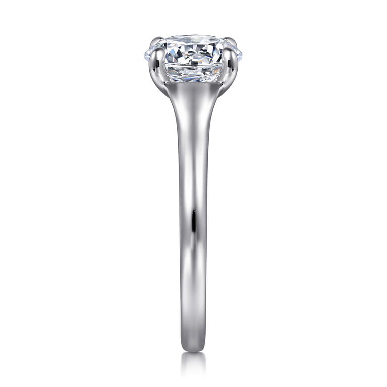 Gia - 14K White Gold Round Diamond Engagement Ring - 0.25 ct - Shot 5