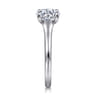 Gia - 14K White Gold Round Diamond Engagement Ring - 0.25 ct